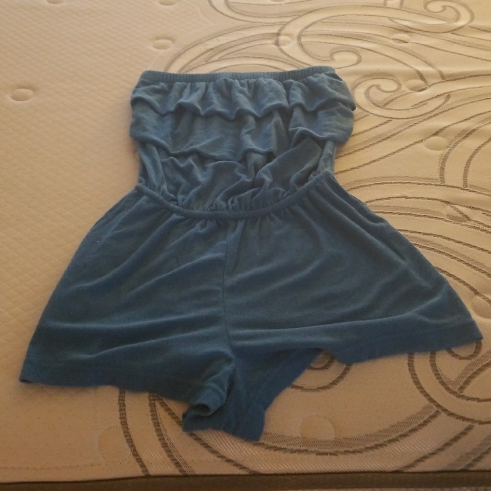 Deep blue Terry romper size small